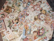 Vtg Springbok Sweet Sentiments Octagonal Jigsaw Puzzle Over 500 Pcs *Complete*
