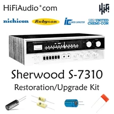 Sherwood  S7310 restoration recap repair upgrade rebuild kit filter capacitor