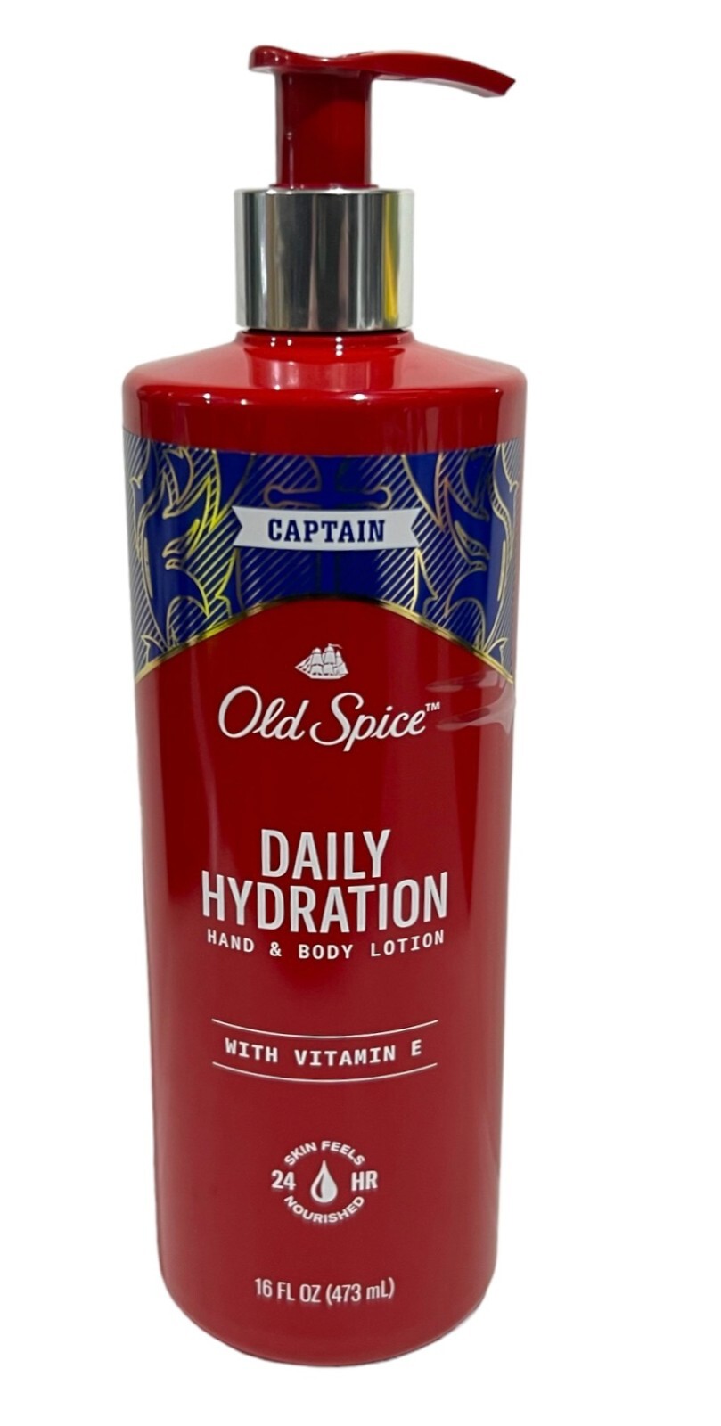 Old Spice Daily Hydration Hand & Body Lotion with Vitamin E Captain