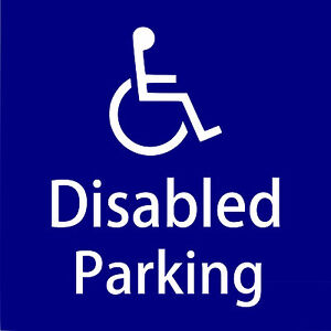 Veuillez laisser chambre autocollant voiture decal Handicap Handicapés mobilité taxi minibus