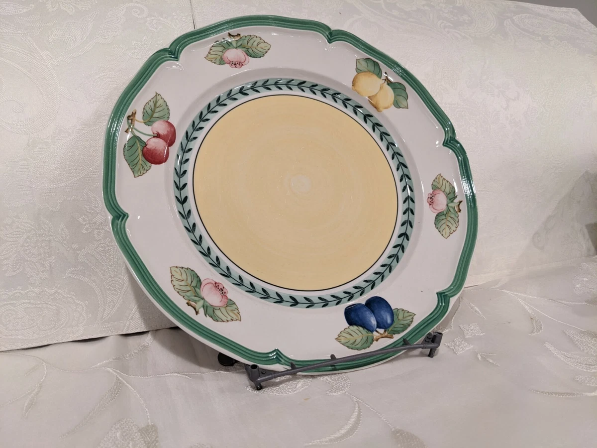Assiette Plate Villeroy & Boch French Garden – 21cm – Décor Fruits – Porcelaine – Occasion