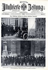 Zum 150j&auml;hrigen Jubil&auml;um der Wiener st&auml;dtischen Feuerwehr 1909