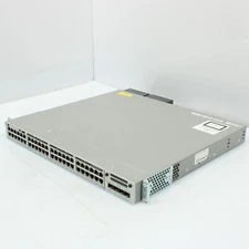 Cisco Catalyst 3850 WS-C3850-48F-S V01 48-Port PoE+ Network Switch w/ NM-2-10G