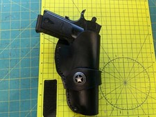 Handmade Leather RH Wide Belt 1911 Holster