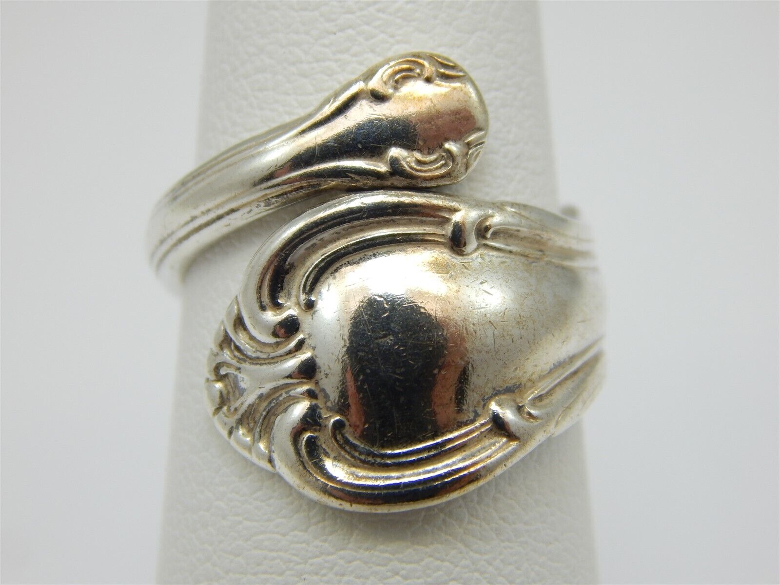 SPOON RING INTERNATIONAL STERLING SILVER BYPASS S… - image 1