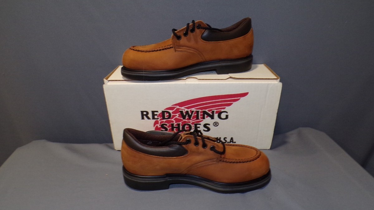 デッドストック新品★REDWING 8005 OXFORD US7 25cm Employee Safety Boots & Shoes | Red Wing For Business