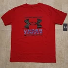 NWT - Men's Under Armour UA GL Foundation Short Sleeve T-Shirt – Dark Red - M