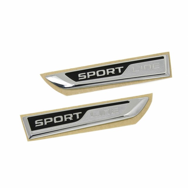 Original Skoda Superb (3V) SportLine Badge set Emblem fender left