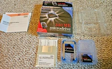 IBM 340MB Microdrive DMDM-10340 in original packaging, adapter, driver disk, etc