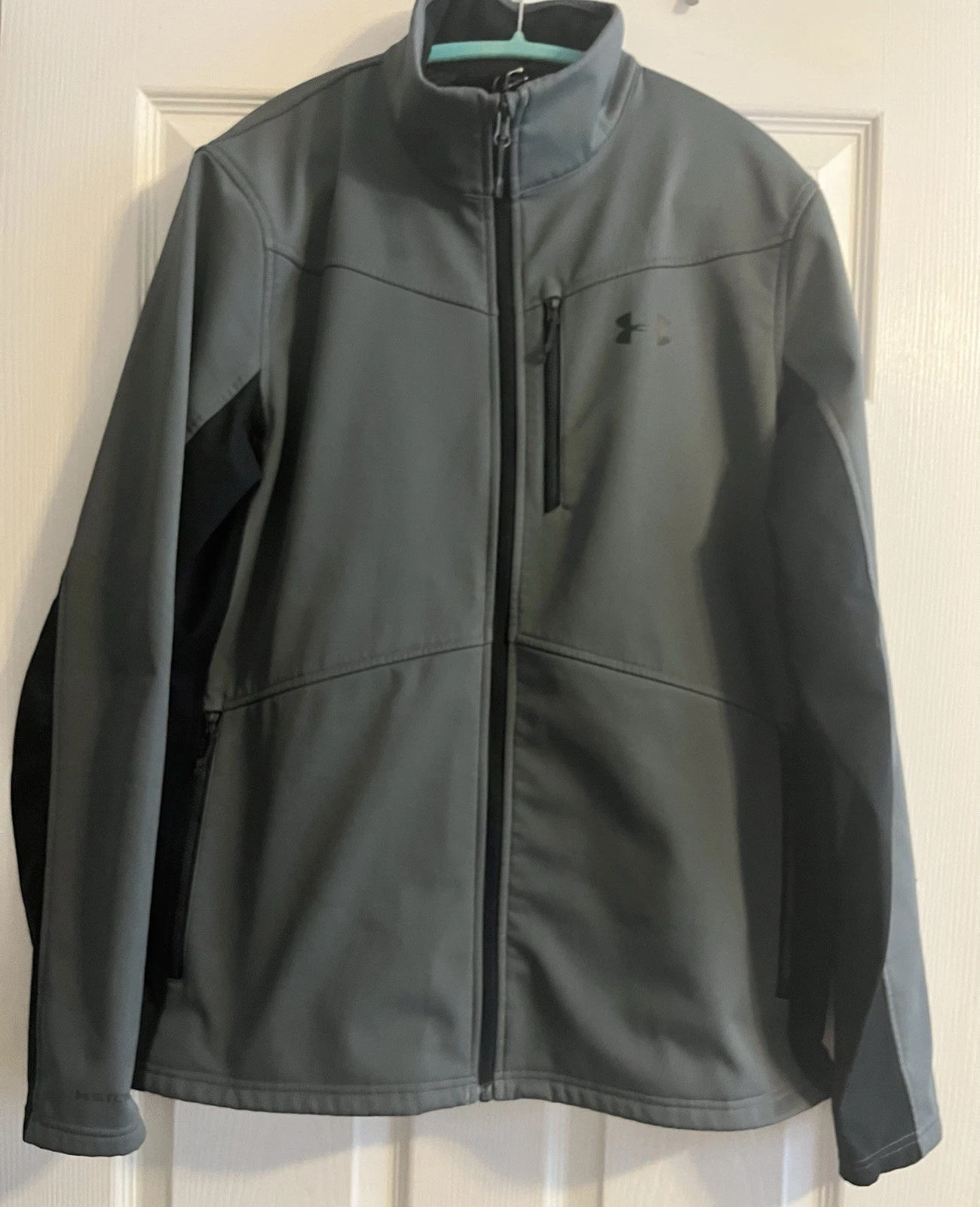 Under armour ColdGear Windproof Warm Zipper Fitted Jacket Size Large