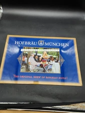 NOS Hofbrau Munchen Bavarian Kings Beer Germany Metal Sign Bar Man Cave 24X16