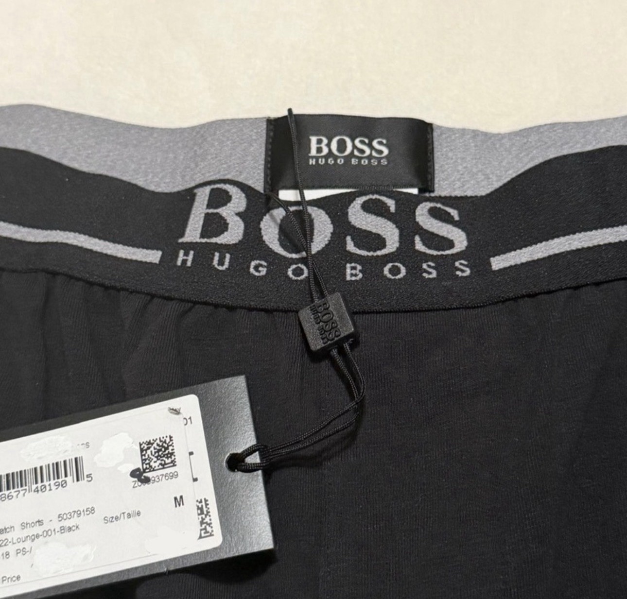 Hugo Boss Men's Black Lounge ShortsNEW With Tags Size M thumbnail 2
