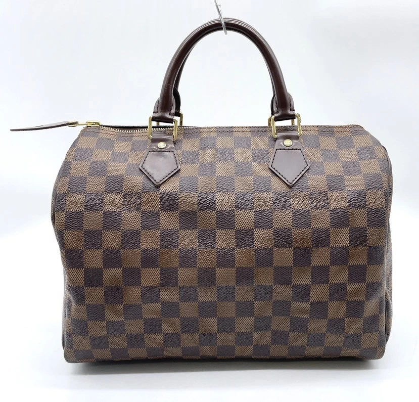Auth Louis Vuitton Damier Ebene Speedy 30 Handbag W/D Box NS110537 - Image 3 of 4