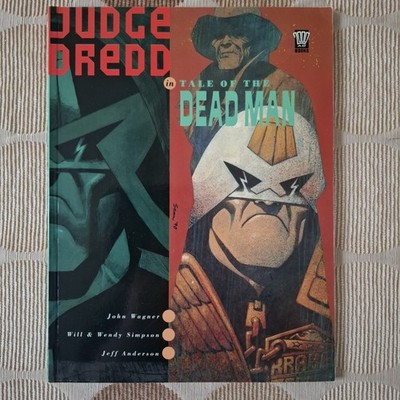 *JUDGE DREDD: TALE OF THE DEADMAN* John Wagner. 1st Ed' PB 1991 2000AD BOOKS 