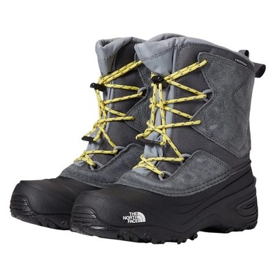 The North Face Kids Alpenglow V Winter Boots US 11 EU 28 Grey Waterproof NIB
