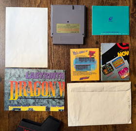 Dragon Warrior II complete in box seal map letter nintendo nes 2 factory MINT