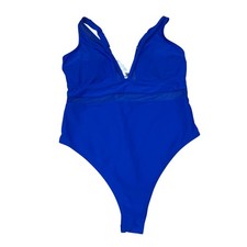 Cupshe Tummy Control One Piece Swimsuit Women's Plus Size 2X Cheeky Sheer Mesh