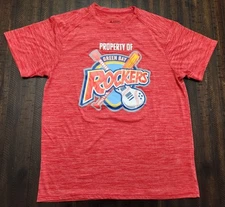 Augusta Sportswear Green Bay Rockers Baseball Shirt Mens Large Red