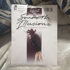 Vintage Hanes Smooth Illusions Size EF Natural Body Contouring Pantyhose NWT