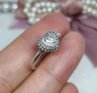 Genuine Pandora Silver In My Heart Ring Clear CZ Size 52 💕 S925 ALE