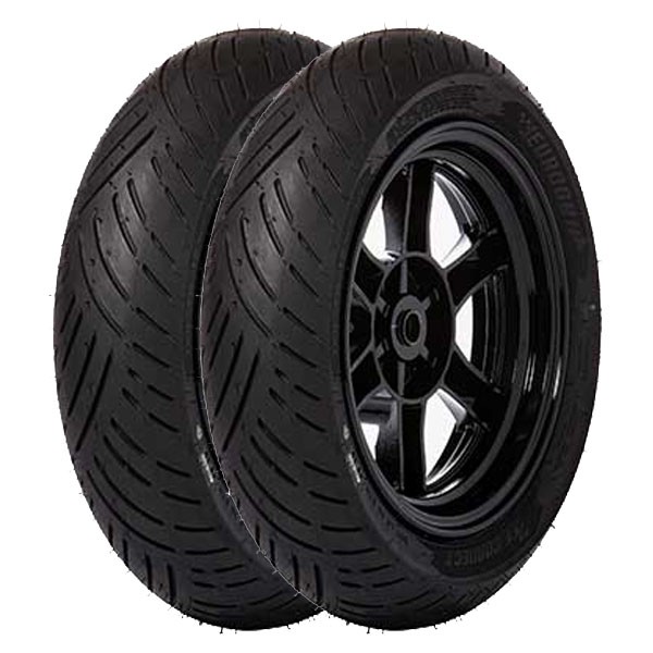 TYRE PAIR EUROGRIP 130/70-12 62P + 130/70-12 62P BEE CONNECT