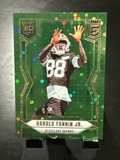 25 Panini Donruss Elite - Rookies Harold Fannin Jr. #137 Green Disco (RC) Browns