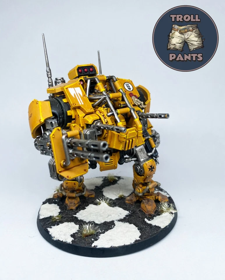 Warhammer 40k - Imperial Fists Space Marines -Primaris Invictor Tactical Warsuit - Imagem 3 de 4