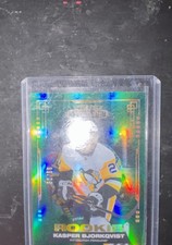2021-22 Upper Deck Stature - Rookies Kasper Bjorkqvist #110 Photo Variant Green
