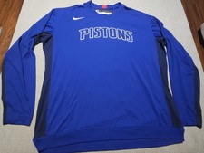Nike Detroit Pistons Player Worn Shooting Shirt Thon Maker Size XLT Fanatics COA