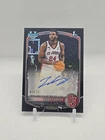 2025 Bowman Chrome Prospect Autographs CPA-ZE Zuby Ejiofor Black Geometric 9/10