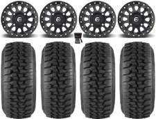 Fuel Vector Beadlock 15" Wheels 32" Desert Series Tires Can-Am Defender