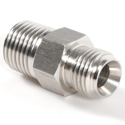 1/4 Male NPT Fitting Adapter End A 12mmX1.25mm Male Thread End B
