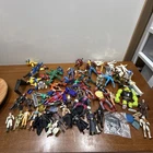 Huge Star Wars Lot 85 Pieces Action Figures Kenner Pez Vintage X Men Spiderman