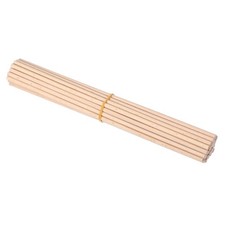1/4 x 12 Inch Wooden Dowel Rod 30 Pcs Wood Dowels for Craft, Natural Color