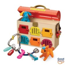 B. toys Toy Vet Kit for Kids Critter Clinic: Educational Playset with Tools for
