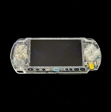 FOR PARTS/REPAIR Sony PlayStation PSP 3000 Clear Shell Console Case