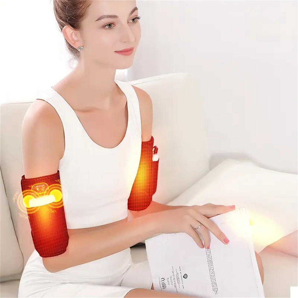 Electric Heating Pad Wrap for Knee Arm Leg Brace Heated Warmer Joint Pain Relief