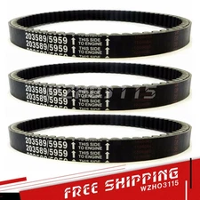 30 Series Replaces Manco 5959 / Comet 203589 Go Kart Drive Belt 3 Pack New