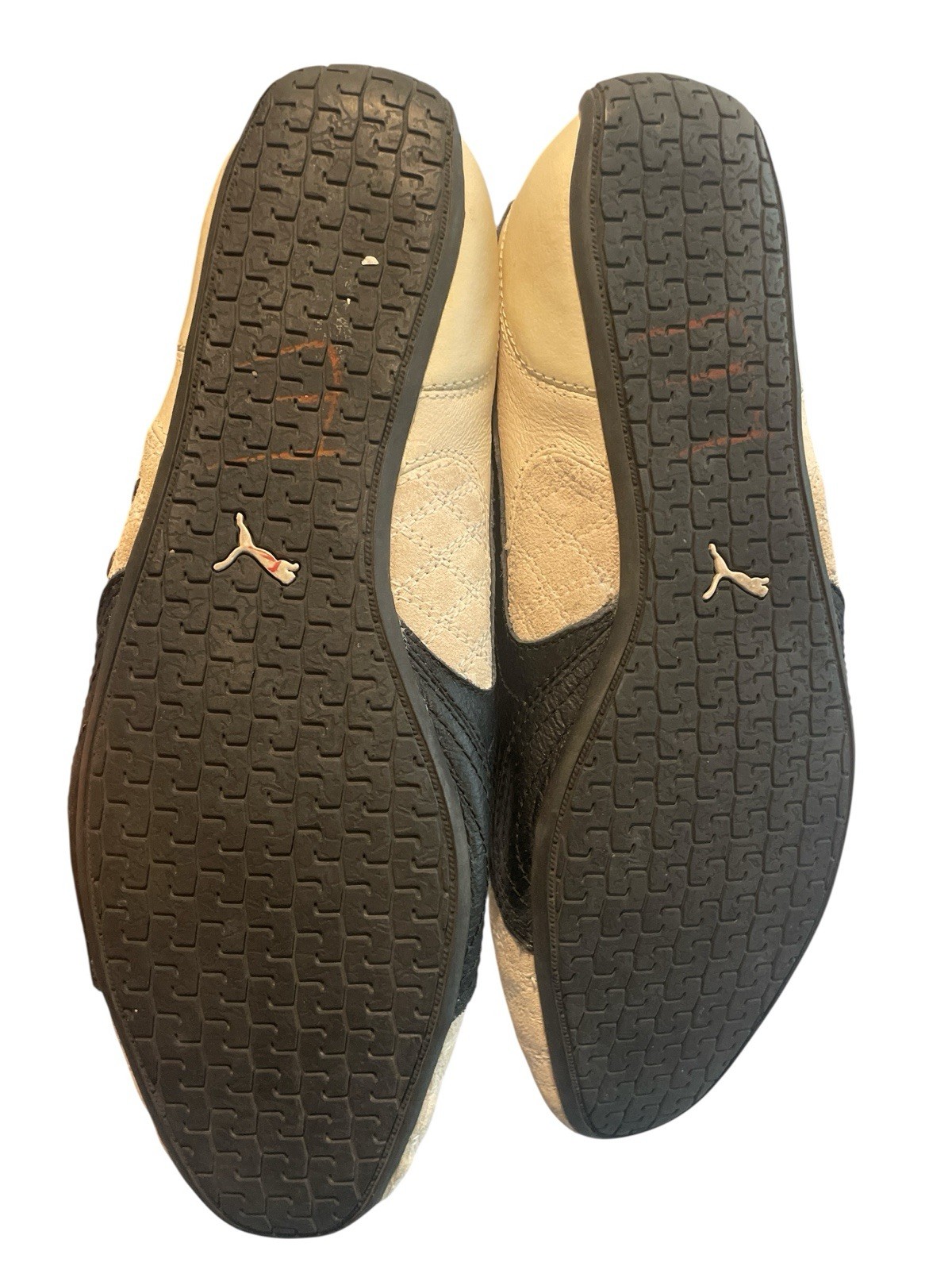 Puma Ferrari Vintage Supersqualo Leather Shoes- US Size 9.5 Men’s Cream thumbnail 8