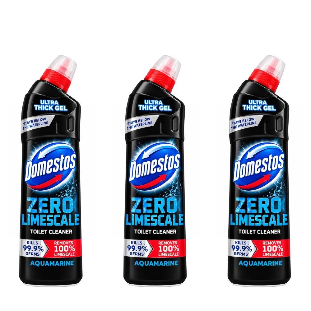 Domestos Zero Limescale Aquamarine Toilet Cleaner 750ml - Image 2