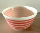 Vintage Pyrex 402 Pink Stripe Nesting Mixing Bowl 1.5 Quart Great Condition