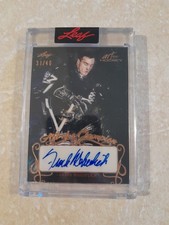 2021-22 Leaf Art of Hockey a Champion Bronze 31/40 Frank Mahovlich Auto HOF 8q5