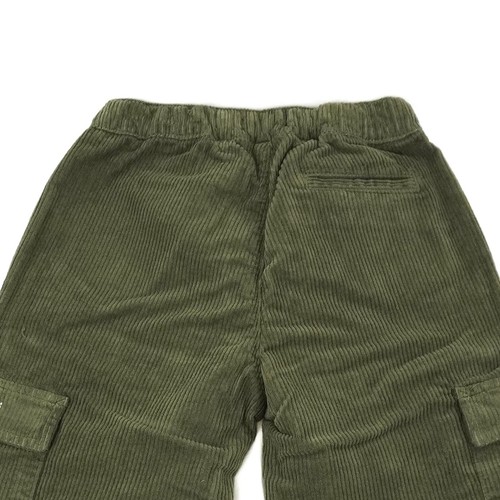 Golden Goose Kids Jogging Cargo Pants In Ivy Green Corduroy - Boys Size 6 - Picture 3 of 8