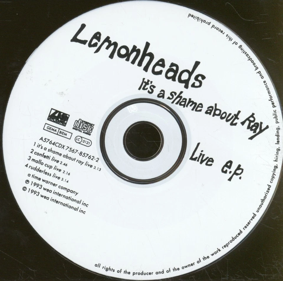 Lemonheads It's A Shame About Ray CD Europa Atlantic 1993 Limitierte Ausgabe CD - Bild 3 von 3