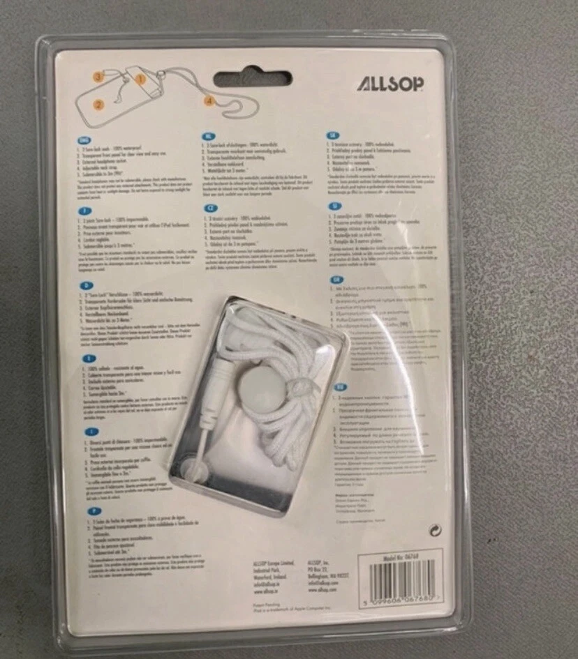 Allsop Splash Pack For iPod Nano And Shuffle Waterproof new & sealed - Image 2 of 2