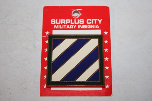 3rd Infantry Division CSIB Patch Rock of the Marne Combat Service ID Badge 2”