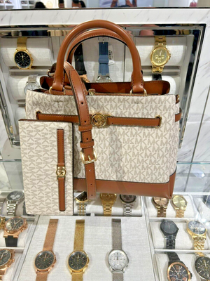 MICHAEL KORS SM CZ SATCHEL バニラ