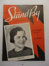 STAND BY MAGAZINE MARCH 1937 HELEN JOYCE VINTAGE WLS CHICAGO RADIO