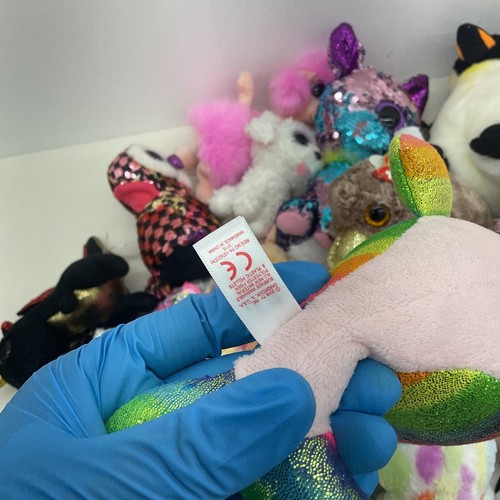 Preowned TY Beanie Boos Mixed Stuffed Animals LOT 13 lbs LOT Mini Plush Dolls - Picture 8 of 12
