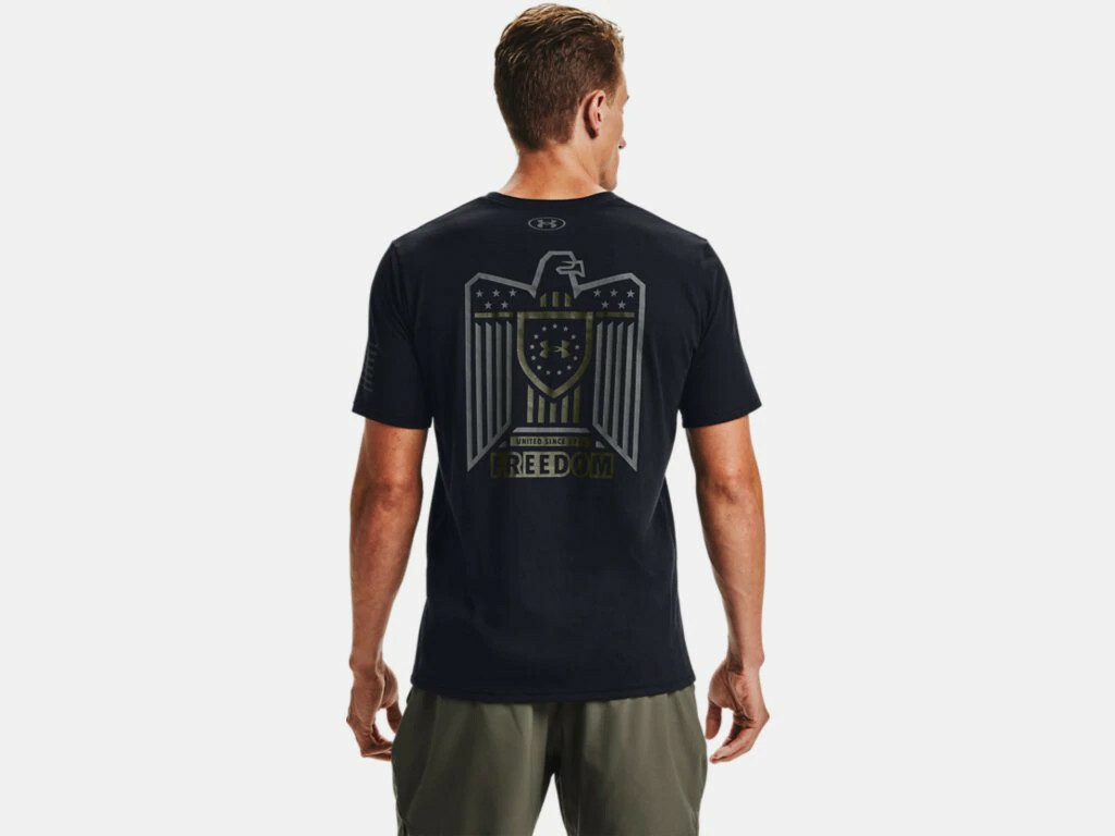 under armour thin blue line shirt
